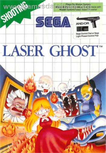Cover Laser Ghost for Master System II